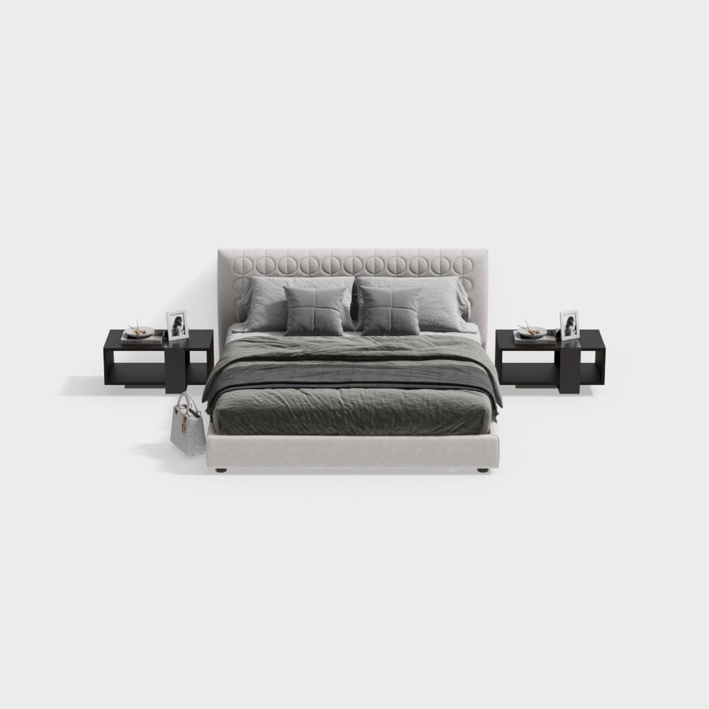 Lit Double Moderne Miloti Minotti