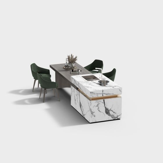 Urban Living Room 3D model