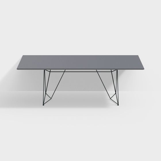 Geometric Dining Table 3D model