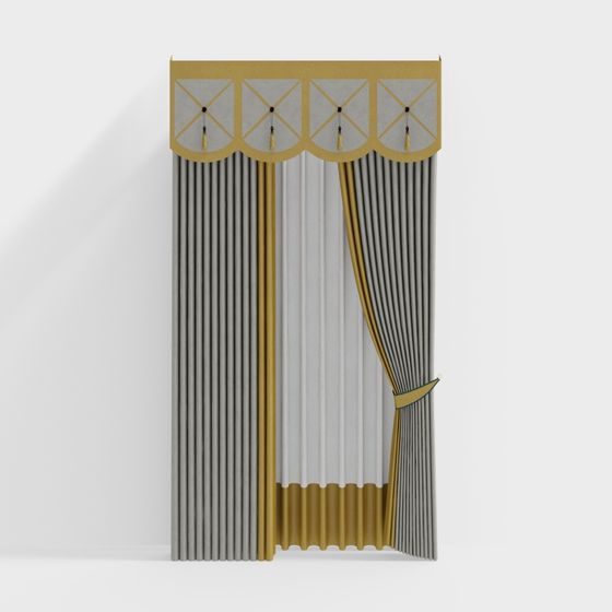 Grandeur Curtain 3D model