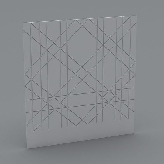 Sleek Low-Poly Geometric 3D model for Modern Aesthetics