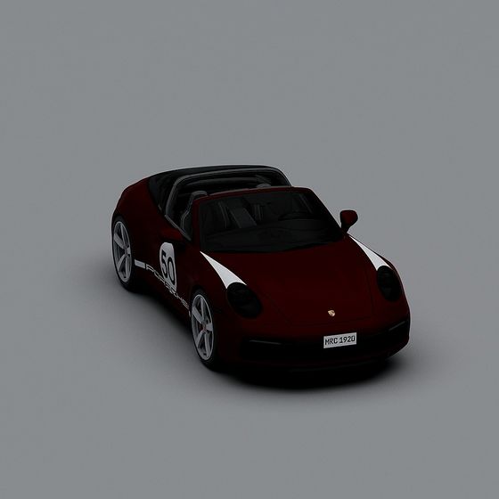 Porsche 911 Carrera Cabriolet 3D model