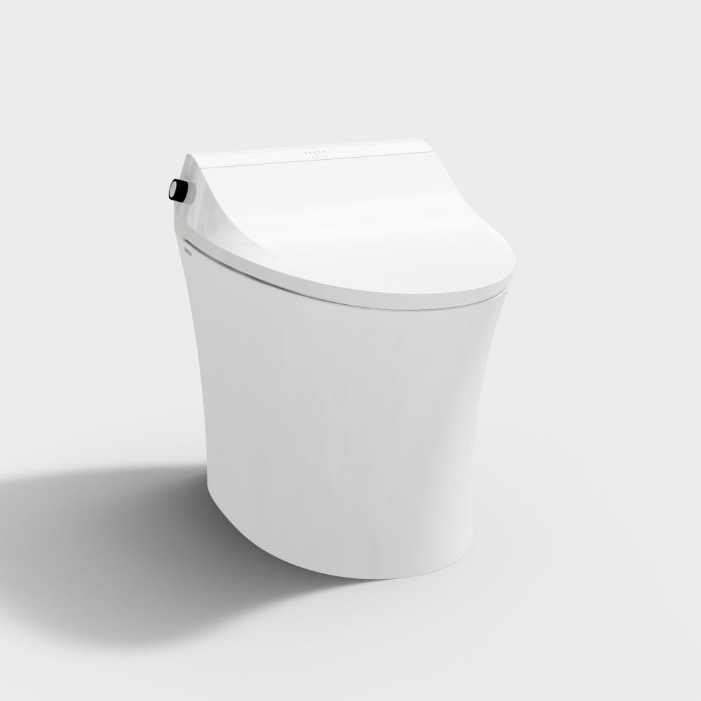 Toilette intelligente propre blanche Wrigley AKE1123M