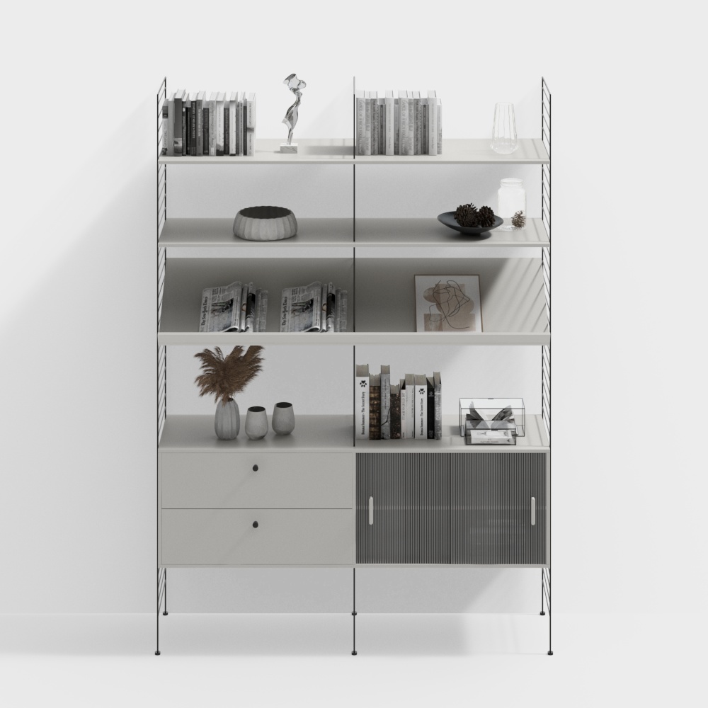 Modern decorative shelf