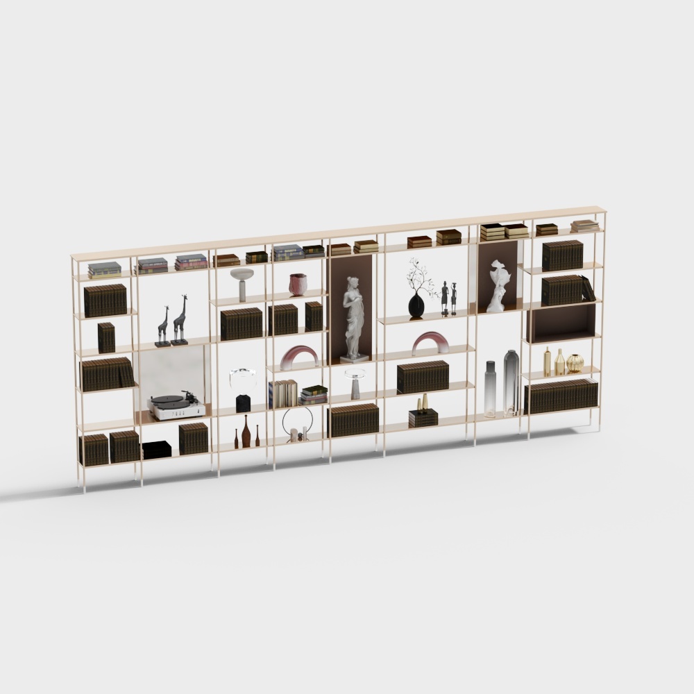 Jane European metal bookcase