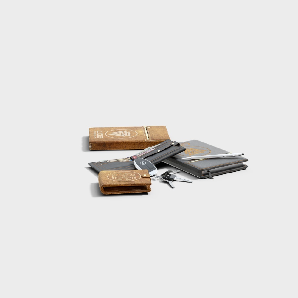 현대적인 지갑 조합