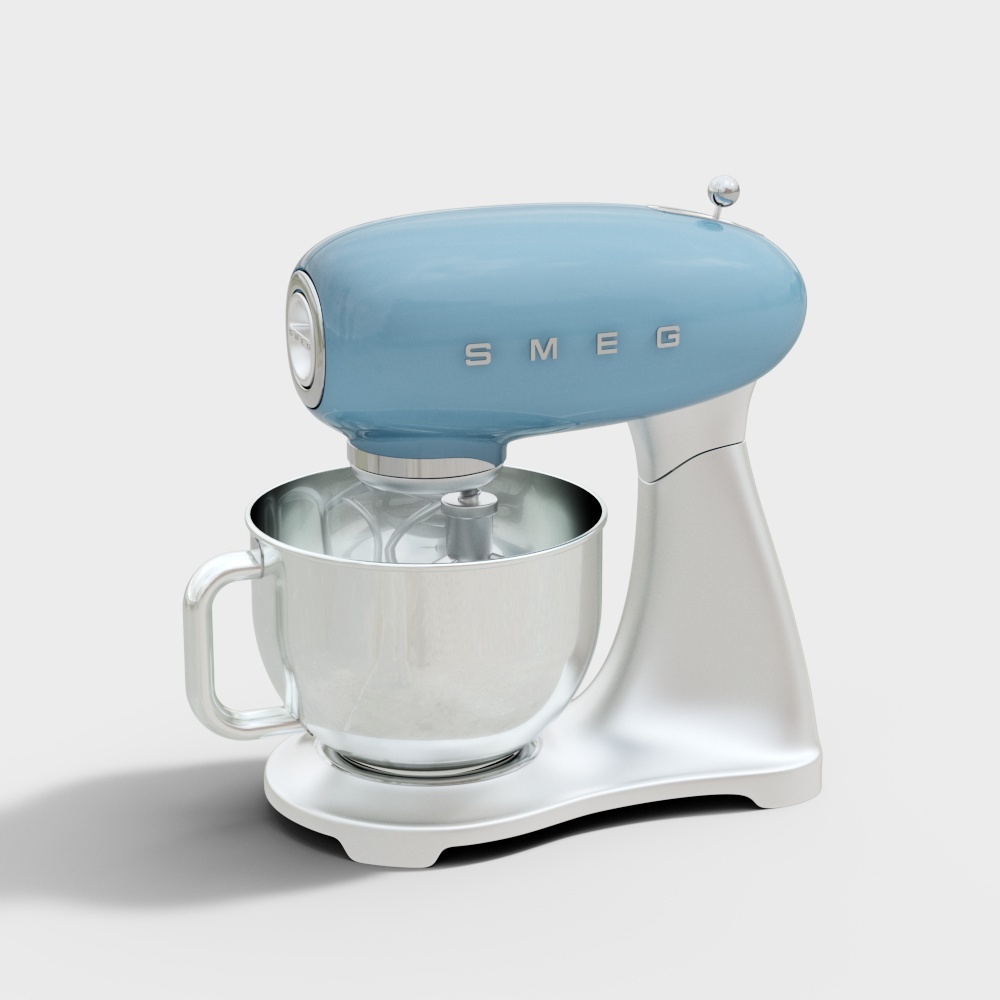 Retro SMEG Blender 3D Model – Low-Poly Vintage Design