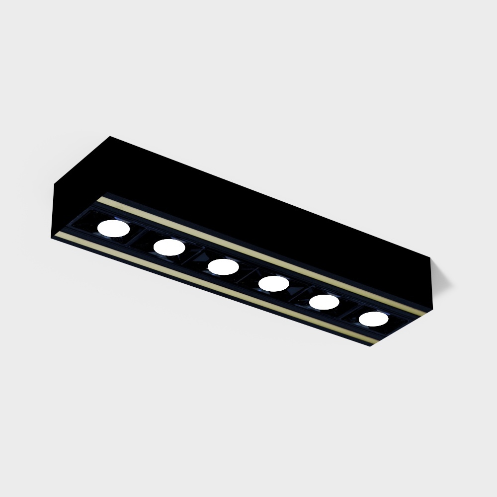 Modern LED Light Strip 3D model for Interior Spaces