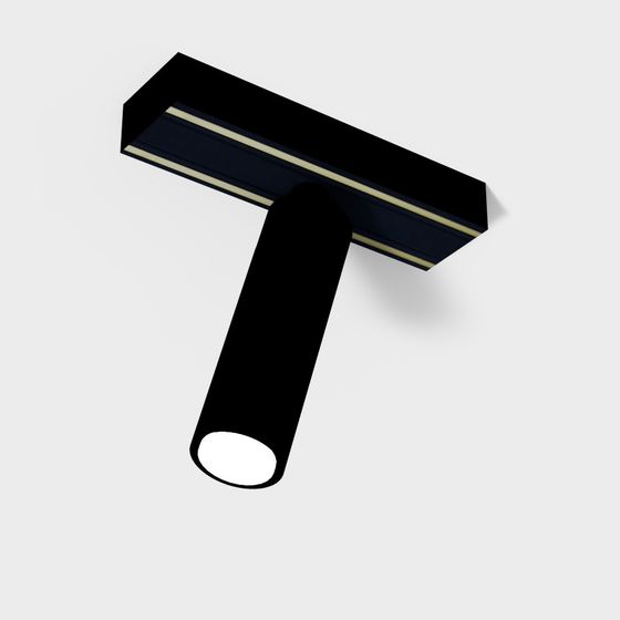 Stylish T-Shaped Cleaning Brush 3D model