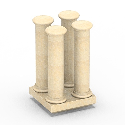 Square column cap-09