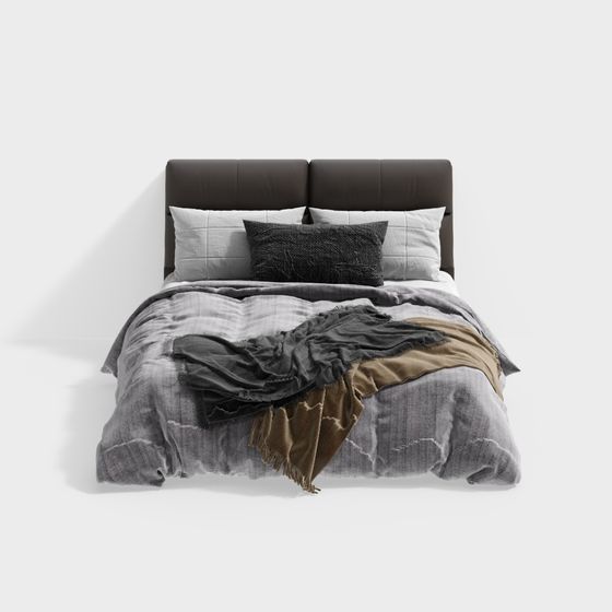 Современная минималистичная классическая серия clj-kj-9777 кровать-180;