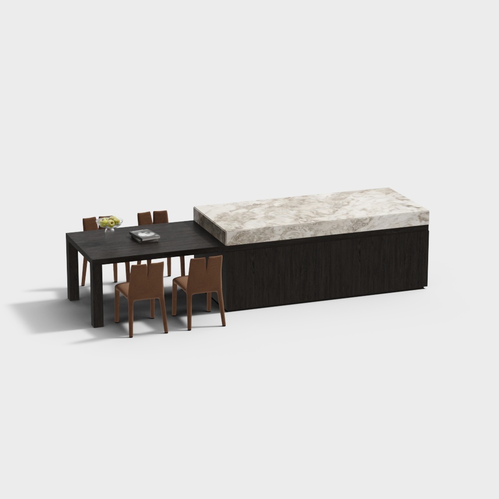 Minotti modern living room dining table