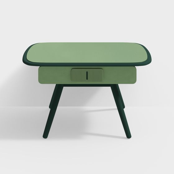 Mid-Century Modern Side Table 3D model for Creative Spaces