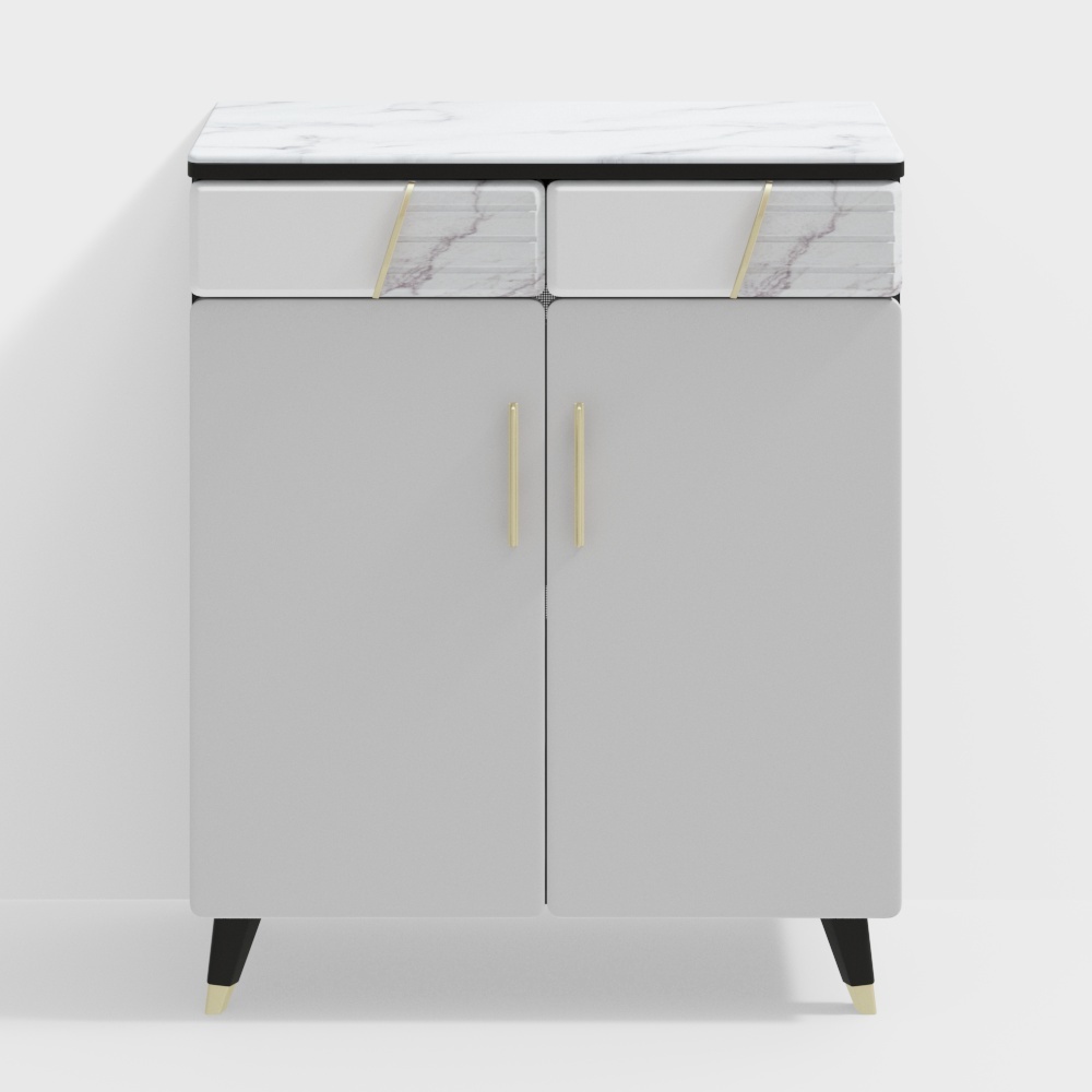 Meuble d'entrée en bois de Lin-LS173 3