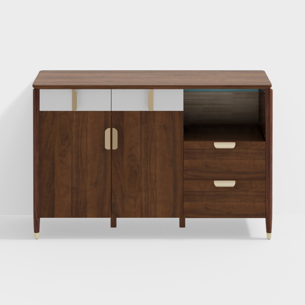 Meuble d'entrée en bois de Lin-LS173 1