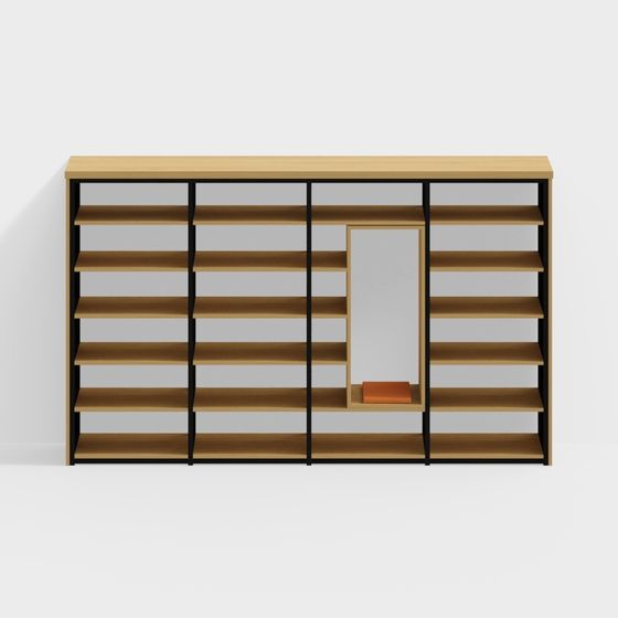 Urban Shelf 3D model for Modern Interiors
