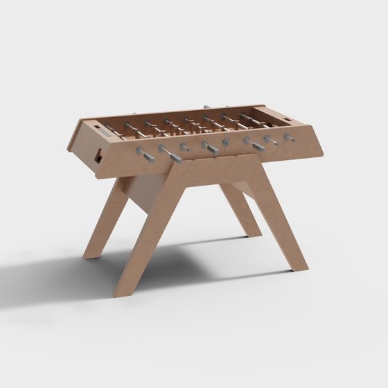 Paperboard Foosball Table 3D model