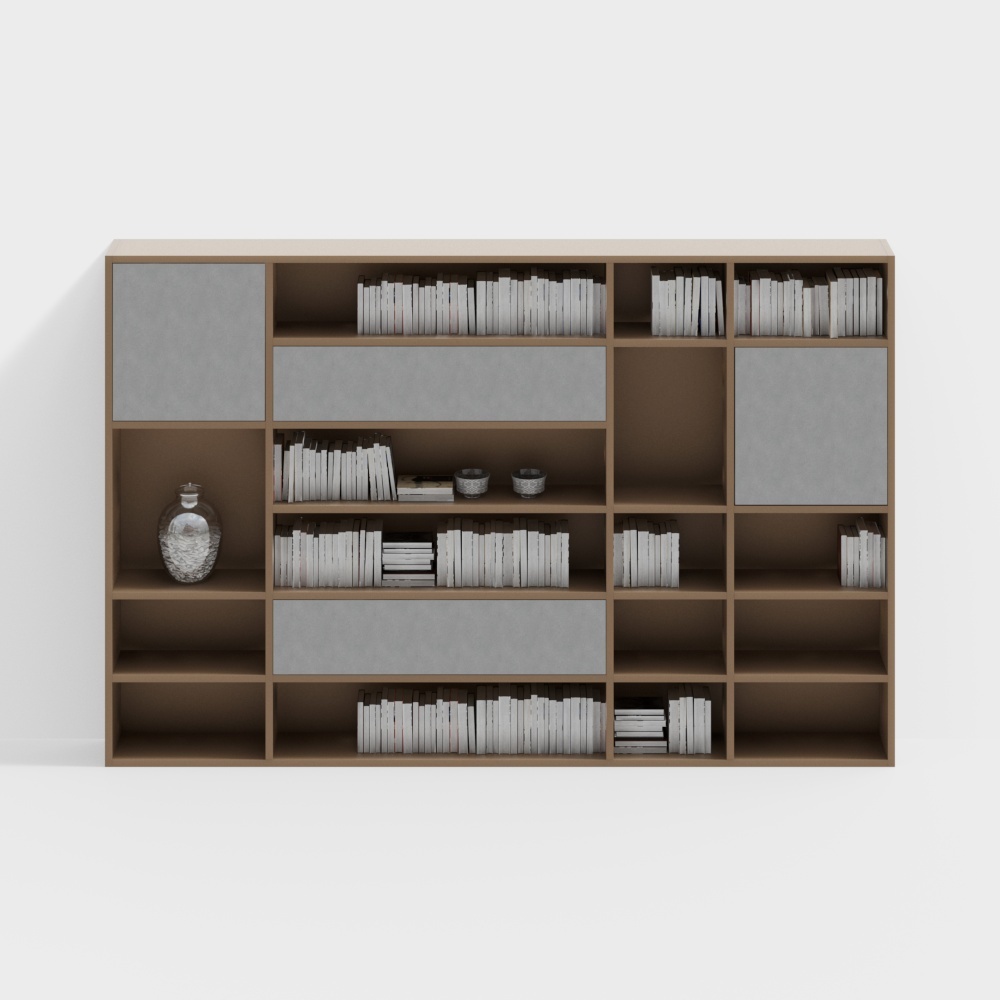 Armarios decorados de estudio moderno