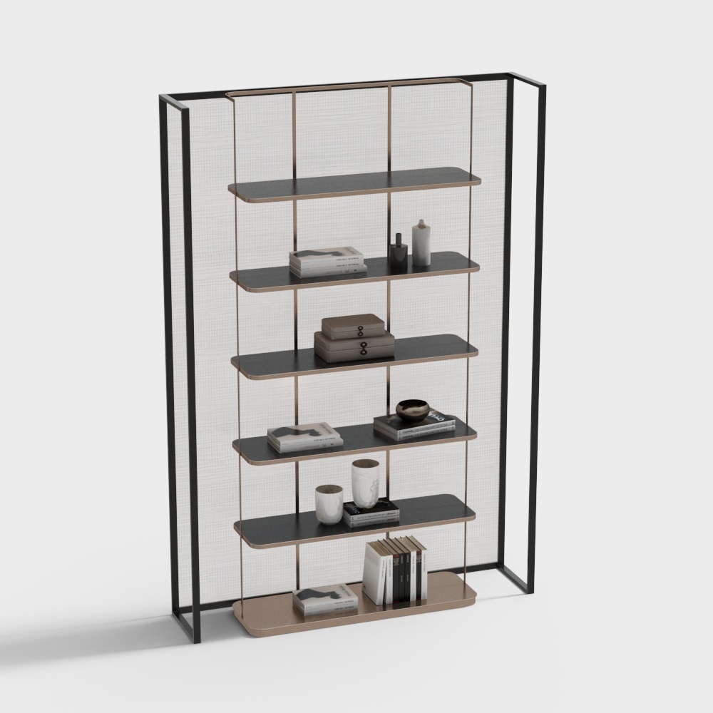 Miloti Minotti modern minimalist bookshelf