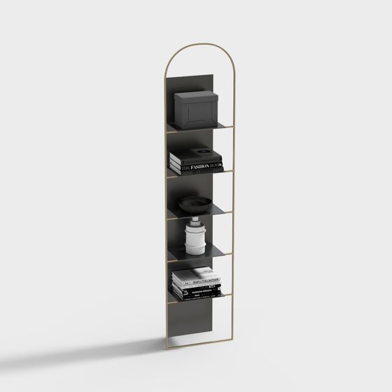 Urban Elegance Bookshelf 3D model