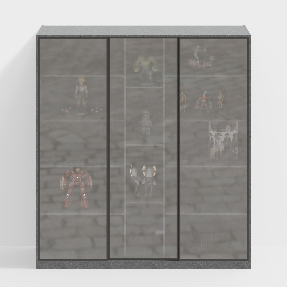 Modern One Piece figure decorative cabinet