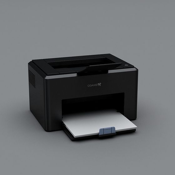 Modern Industrial 3D Printer Model