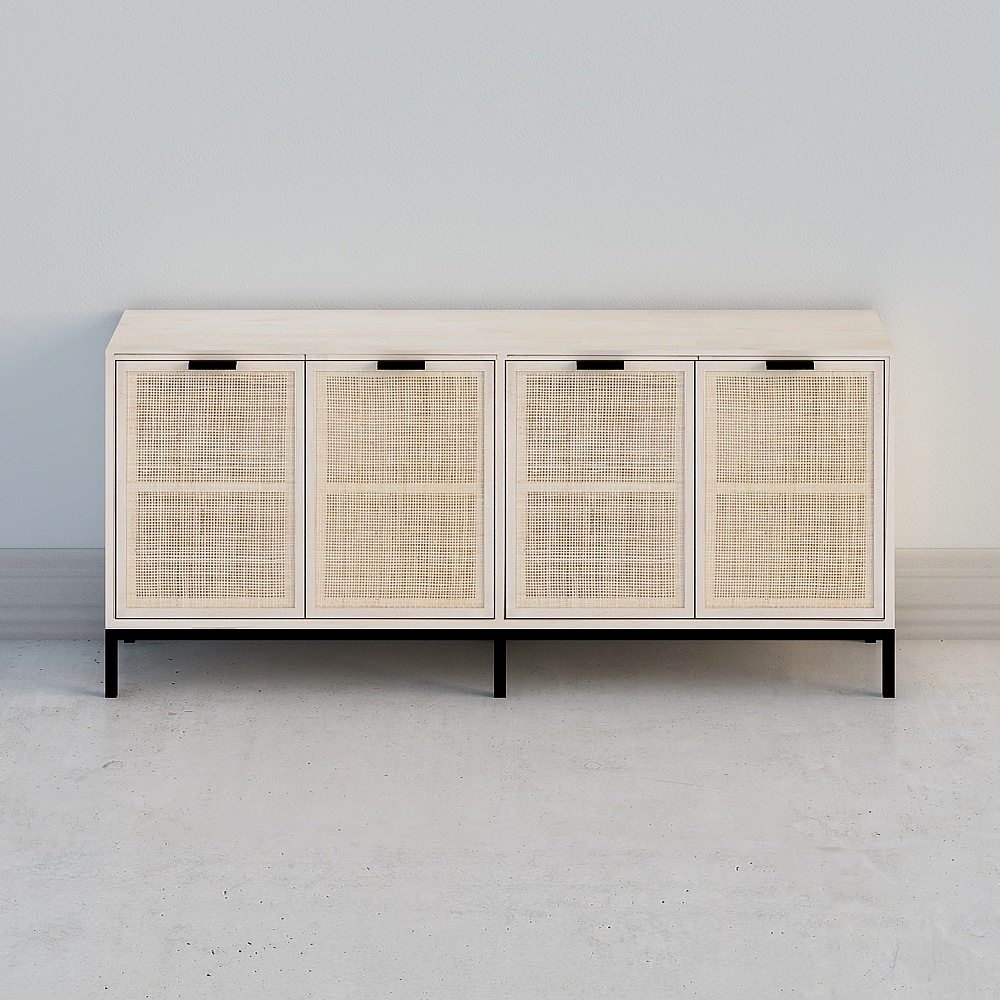 FourHands_CLarita+Sideboard rattan