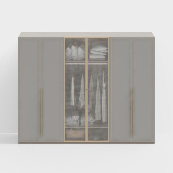 モダンで軽量な高級ワードローブ