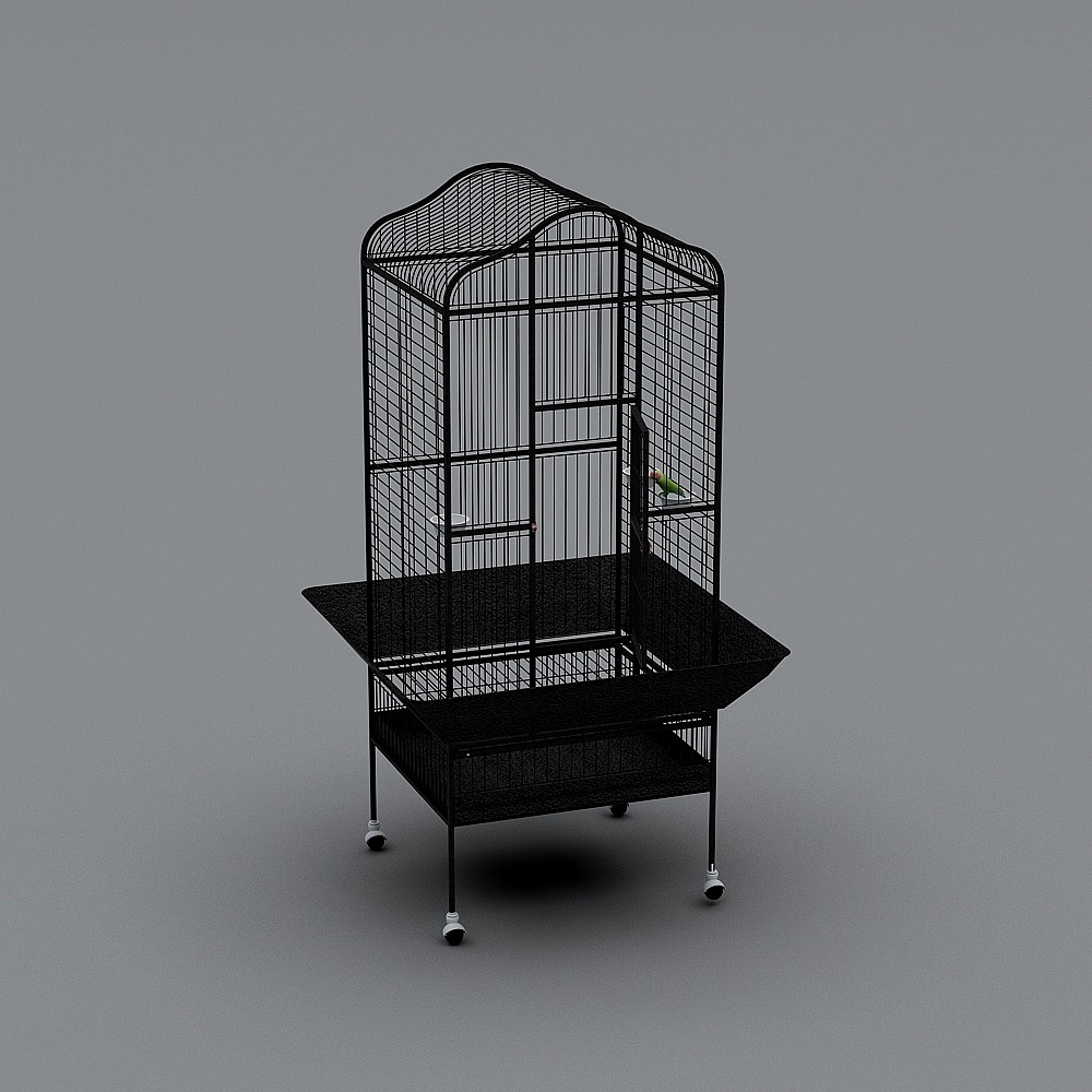 Cozy Aviary 3D model - Unique Birdcage Design