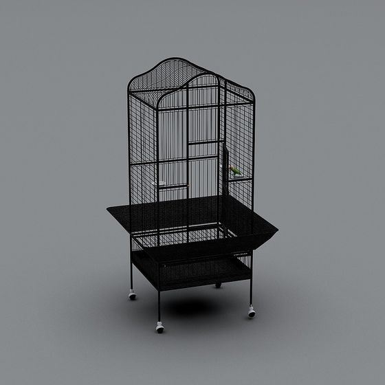 Cozy Aviary 3D model - Unique Birdcage Design