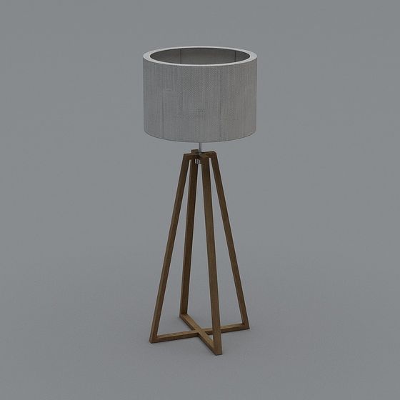 Stylish Tripod Floor Lamp 3D model