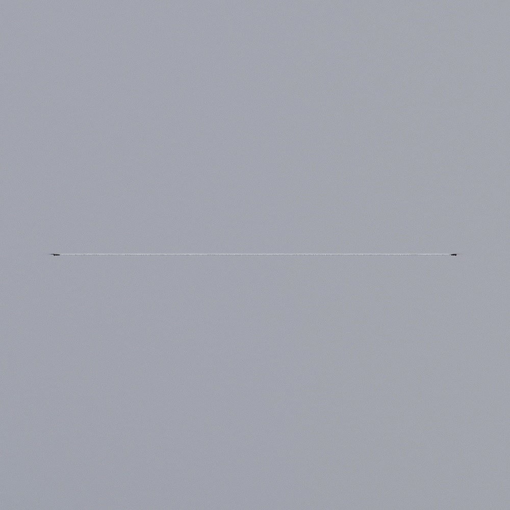 Morai modern minimalist LED long one-character lamps promenade aisle ceiling