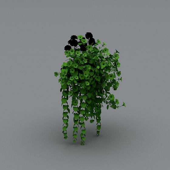 Vibrant Hanging Plant 3D Model