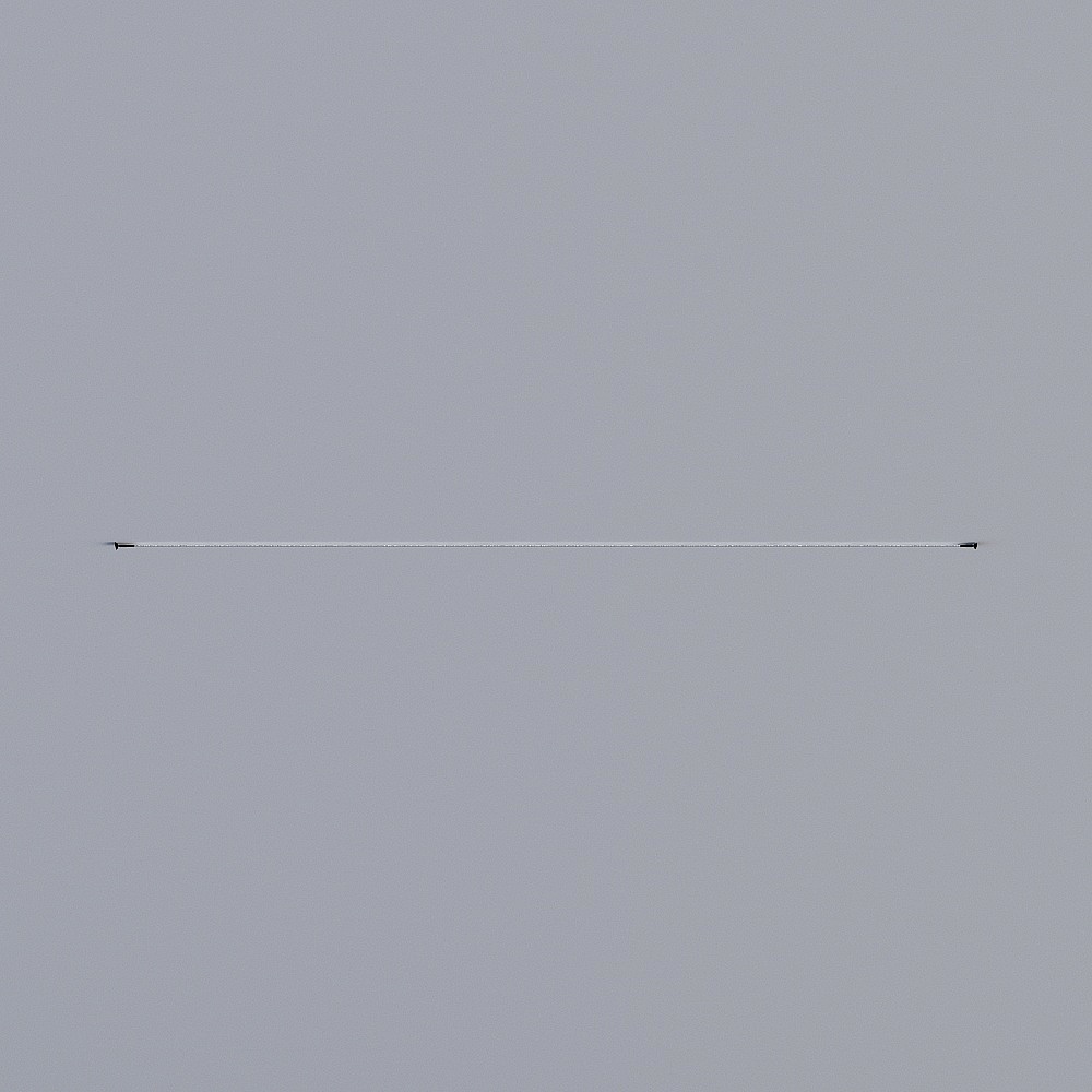 Morai modern minimalist LED long one-character lamps promenade aisle ceiling