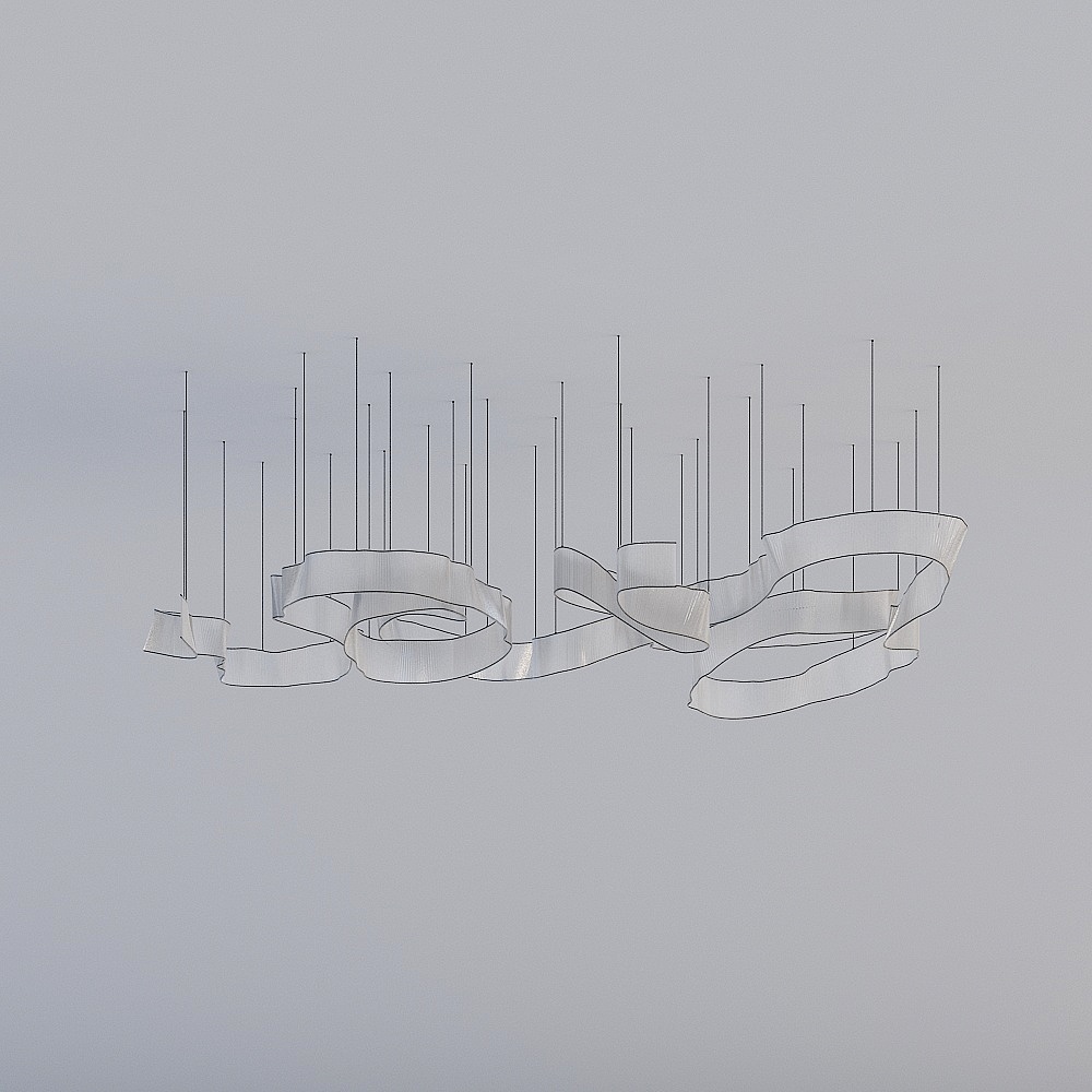 Modern large crystal art chandelier