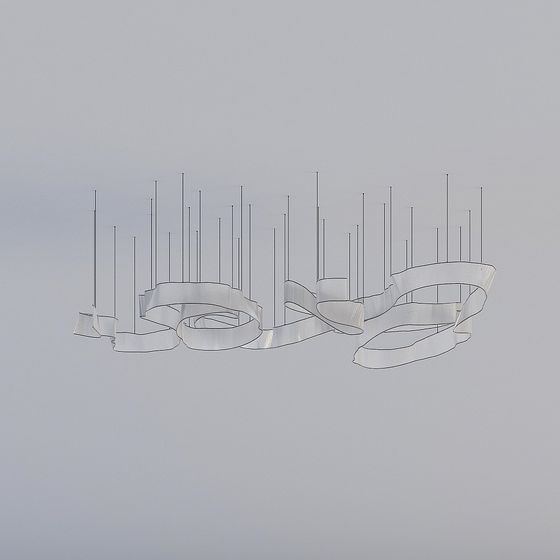 Flowing Light 3D model for Creative Projects