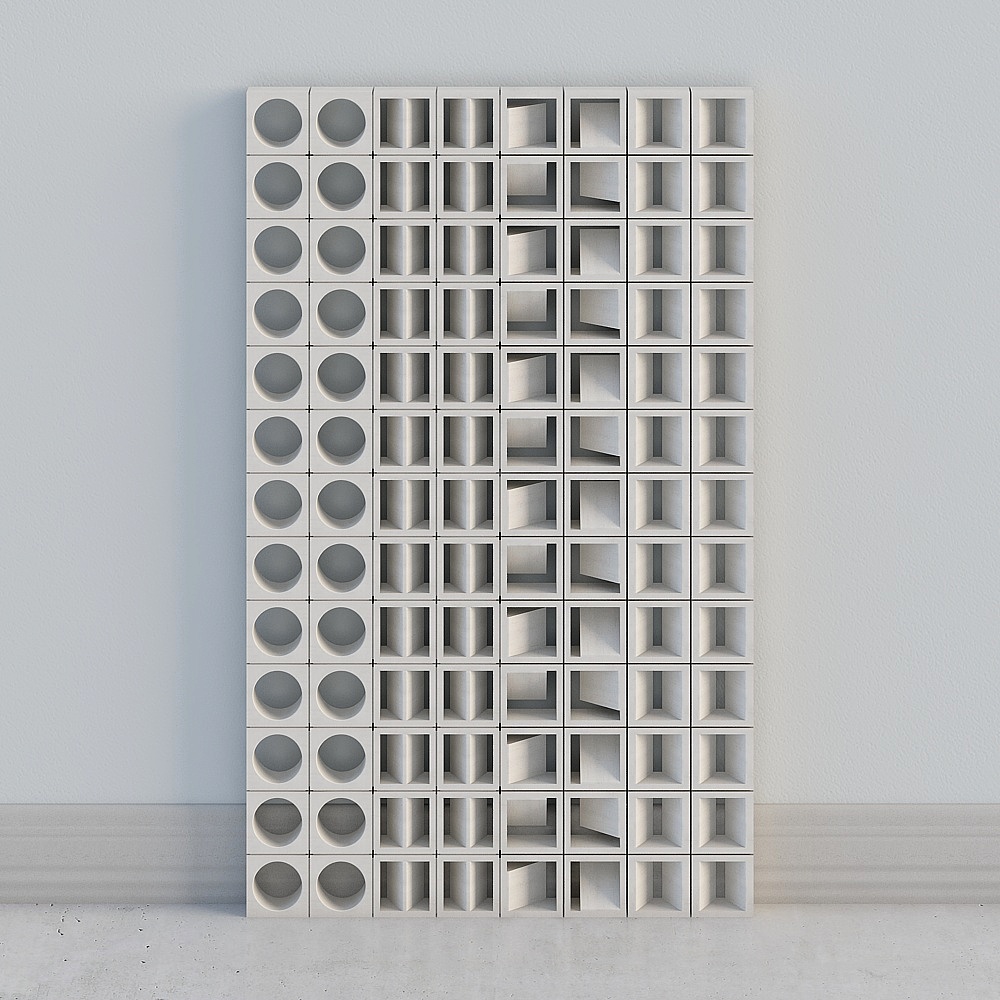 Decorative Concrete Block Wall,Square concrete block pattern,  concrete wall background