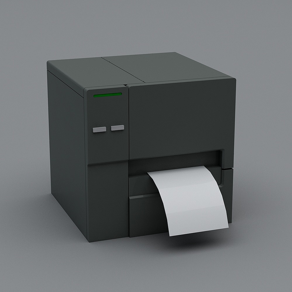 Low-Poly 3D Printer Model for Modern Design