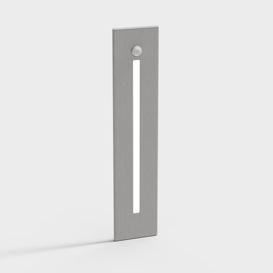 Elegant Modern Door Sign 3D model for Urban Designs