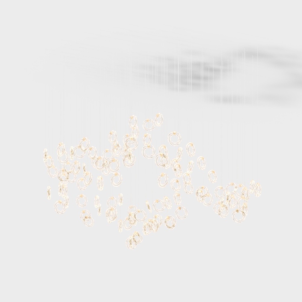 Modern decorative crystal lamp