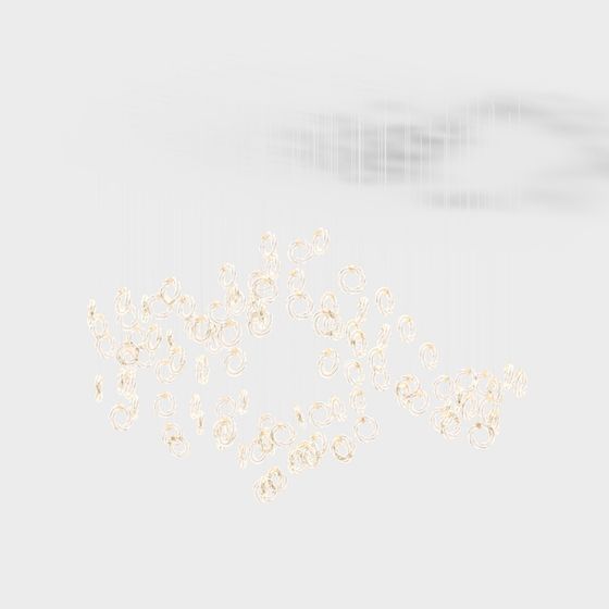 Flowing Rings 3D model for Creative Applications