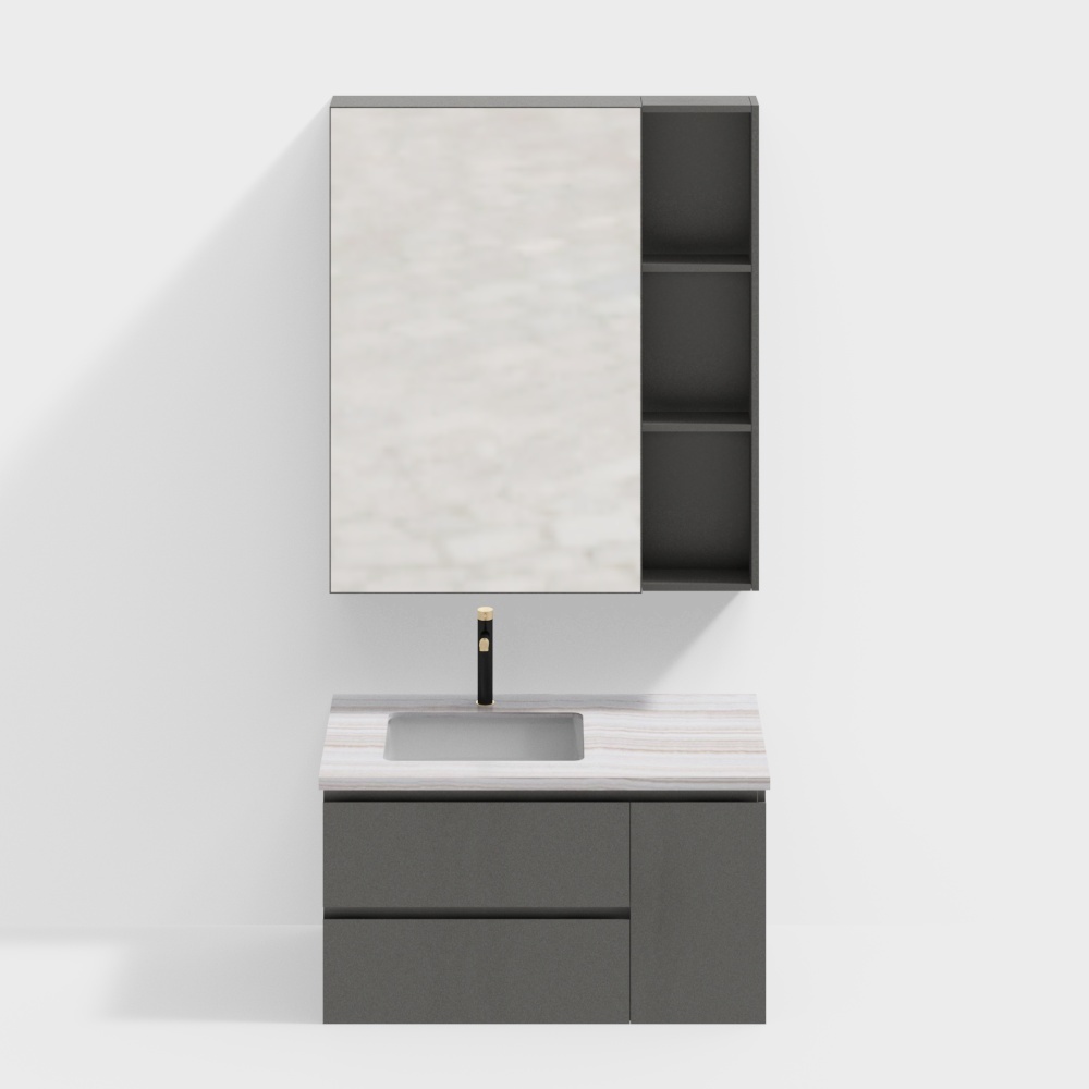 Thiết bị vệ sinh Daqin - tùy chỉnh phi tiêu chuẩn - tủ phòng tắm