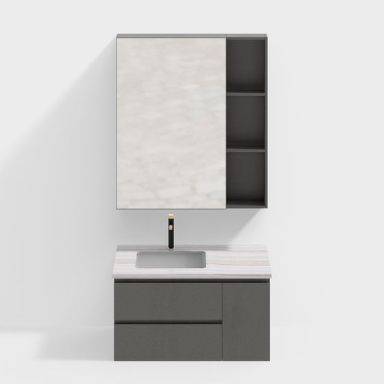 Thiết bị vệ sinh Daqin - tùy chỉnh phi tiêu chuẩn - tủ phòng tắm