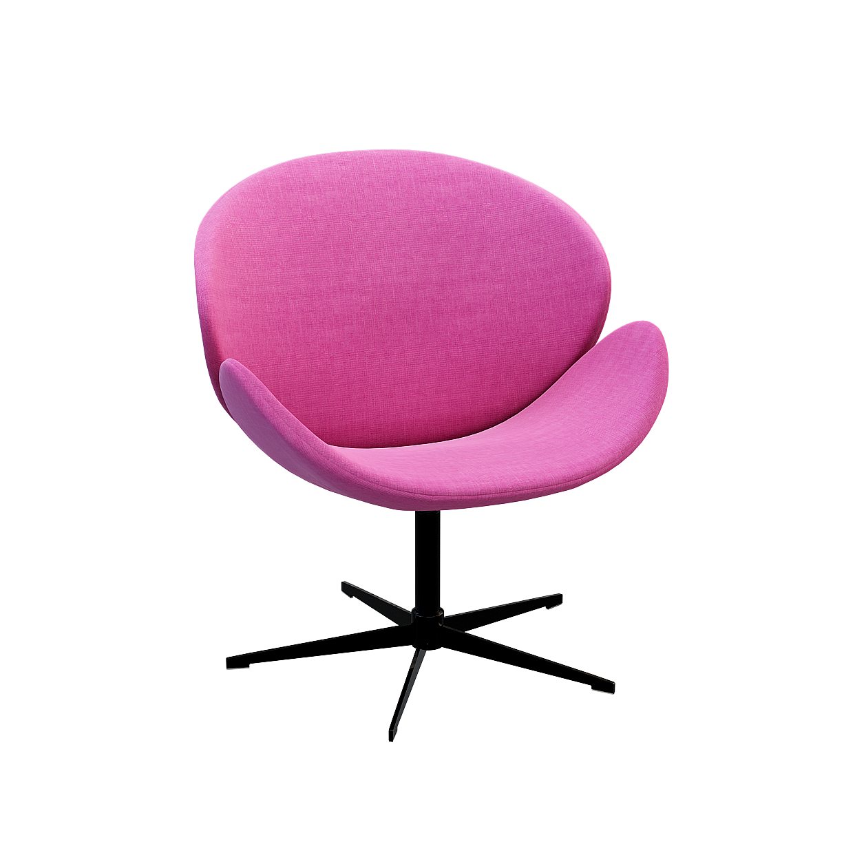 Unique Low Poly Pink Chair 3D Model – Stylish Modern Seating