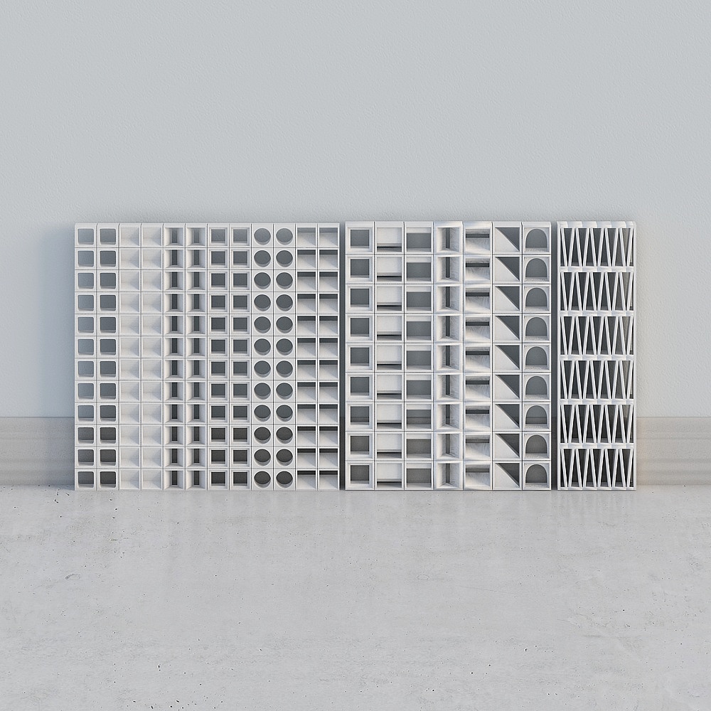 Decorative Concrete Block Wall,Square concrete block pattern,  concrete wall background