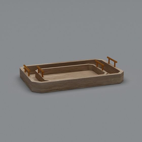 Wooden Planter 3D model
