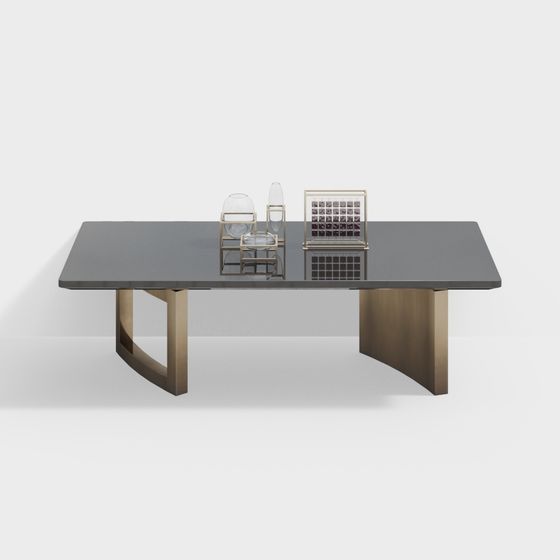 Urban Minimalist Dining Table 3D model for Creative Projects