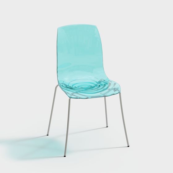 Waves Chair 3D model - Modern Design
