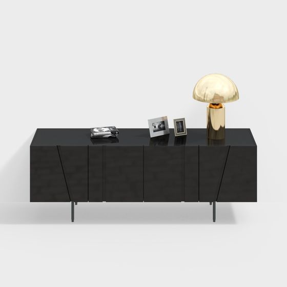 Urban Minimalist TV Cabinet 3D model