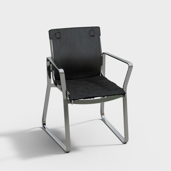 Elegant Minimalist Chair 3D model
